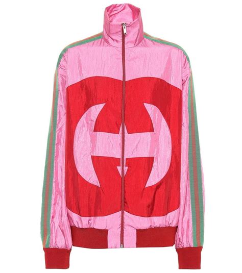 gucci believe jacket pink|Gucci coats for women.